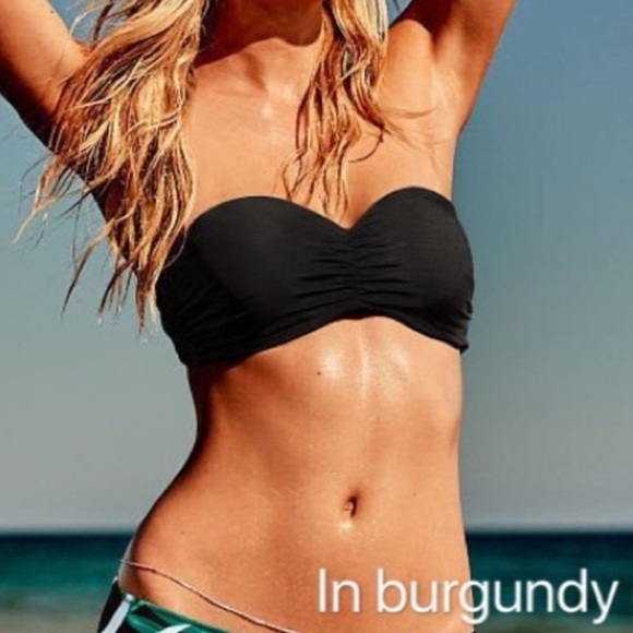 🔥WHOLESALE LOT🔥10 for 💲60🔥 Top only 💖VS PINK Bikini Removable Strap Bandeau - Picture 1 of 9